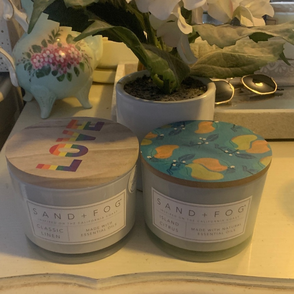 Classic Linen and Island Citrus Candle Set